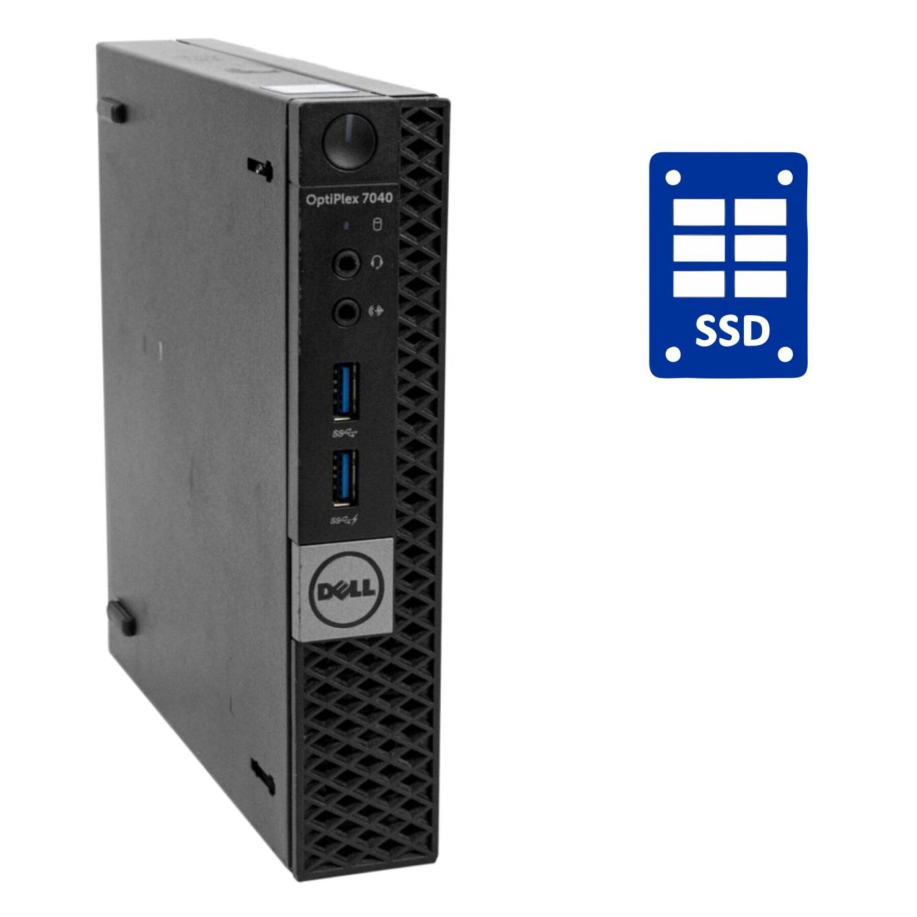Неттоп Dell OptiPlex 7040 USFF / Intel Core i3-6100T (2 (4) ядра по 3.2 GHz) / 8 GB DDR4 / 128 GB SSD / Intel HD Graphics 530