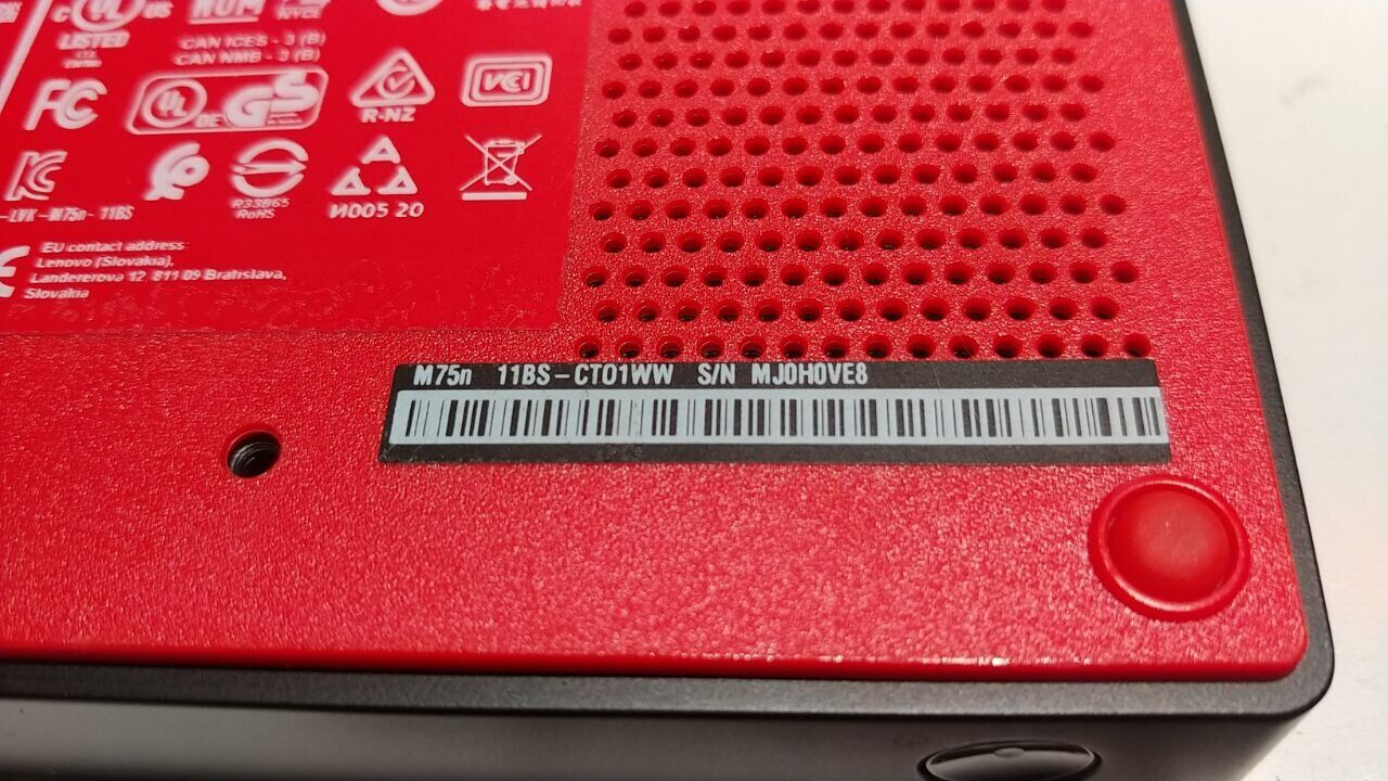 Неттоп Lenovo ThinkCentre M75n USFF / AMD Ryzen 5 3500U (4 (8) ядра по 2.1 - 3.7 GHz) / 8 GB DDR4 / 256 GB SSD / AMD Radeon Vega 8 Graphics / DisplayPort / Wi-Fi + Блок живлення - Зображення 7