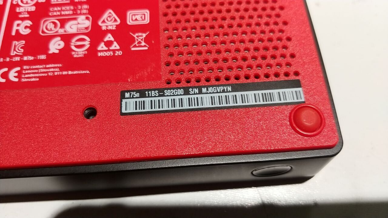 Неттоп Lenovo ThinkCentre M75n USFF / AMD Ryzen 5 3500U (4 (8) ядра по 2.1 - 3.7 GHz) / 8 GB DDR4 / 256 GB SSD / AMD Radeon Vega 8 Graphics / DisplayPort / Wi-Fi + Блок живлення - Зображення 11