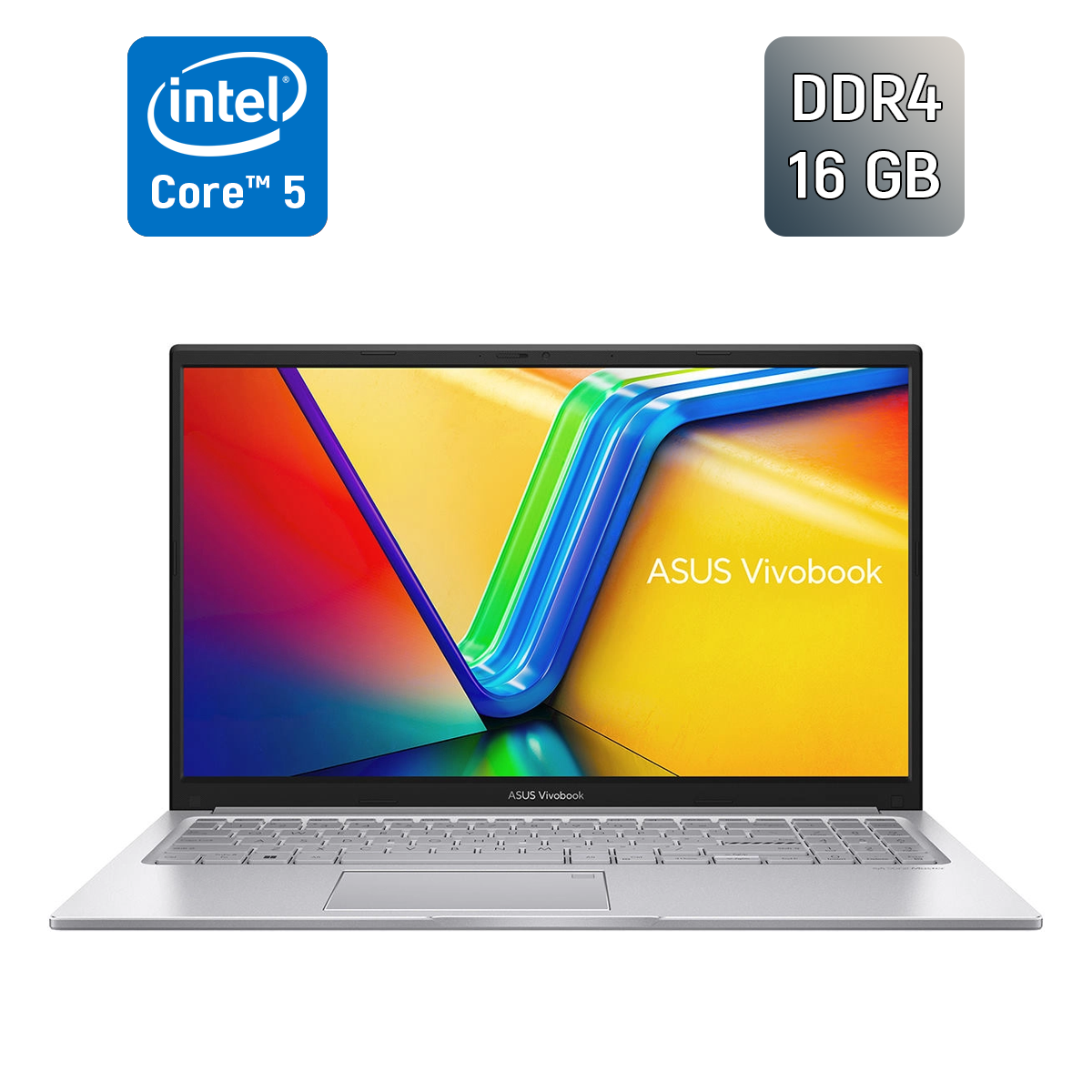 Ноутбук Asus VivoBook F1504V / 15.6" (1920x1080) IPS / Intel Core 5-120U (10 (12) ядер по 1.4 - 5.0 GHz) / 16 GB DDR4 / 500 GB SSD / Intel Graphics / WebCam / TouchID / Windows 11