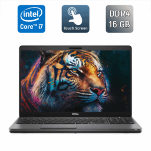 Ноутбук Dell Latitude 5500 / 15.6" (1920x1080) IPS Touch / Intel Core i7-8665U (4 (8) ядра по 1.9 - 4.8 GHz) / 16 GB DDR4 / 256 GB SSD / Intel UHD Graphics / WebCam / HDMI