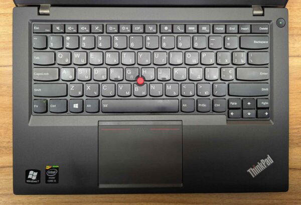 Ноутбук Lenovo ThinkPad T440s / 14" (1600x900) TN / Intel Core i5-4300U (2 (4) ядра по 1.9 - 2.9 GHz) / 12 GB DDR3 / 240 GB SSD / Intel HD Graphics 4400 / WebCam / Windows 10 - Зображення 3