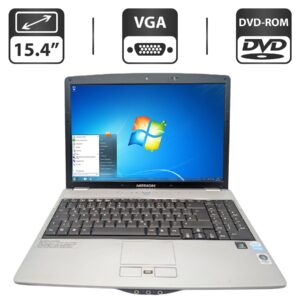 Ноутбук Medion 2180 / 15.4" (1366x768) TN / Intel Pentium T2330 (2 ядра по 1.6 GHz) / 4 GB DDR2 / 250 GB HDD / nVidia GeForce 9300M, 256 MB GDDR2, 64-bit / WebCam / DVD-ROM