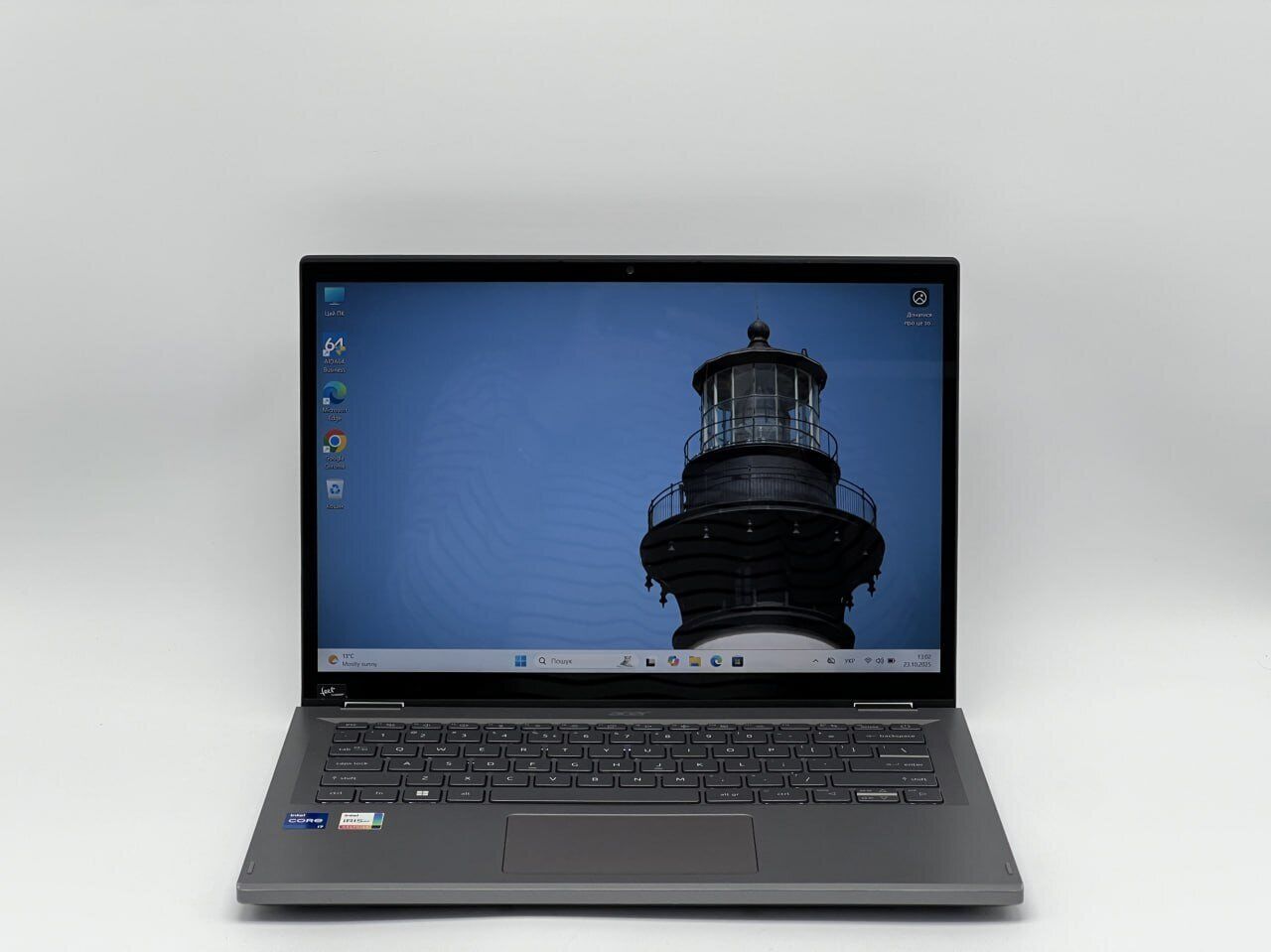 Ультрабук-трансформер Б-клас Acer Aspire A5SP14-51MTN / 14" (1920x1080) IPS / Intel Core i7-1355U (10 (12) ядер по 3.7 - 5.0 GHz) / 16 GB DDR4 / 960 GB SSD / Intel Iris Xe Graphics / WebCam - Зображення 2