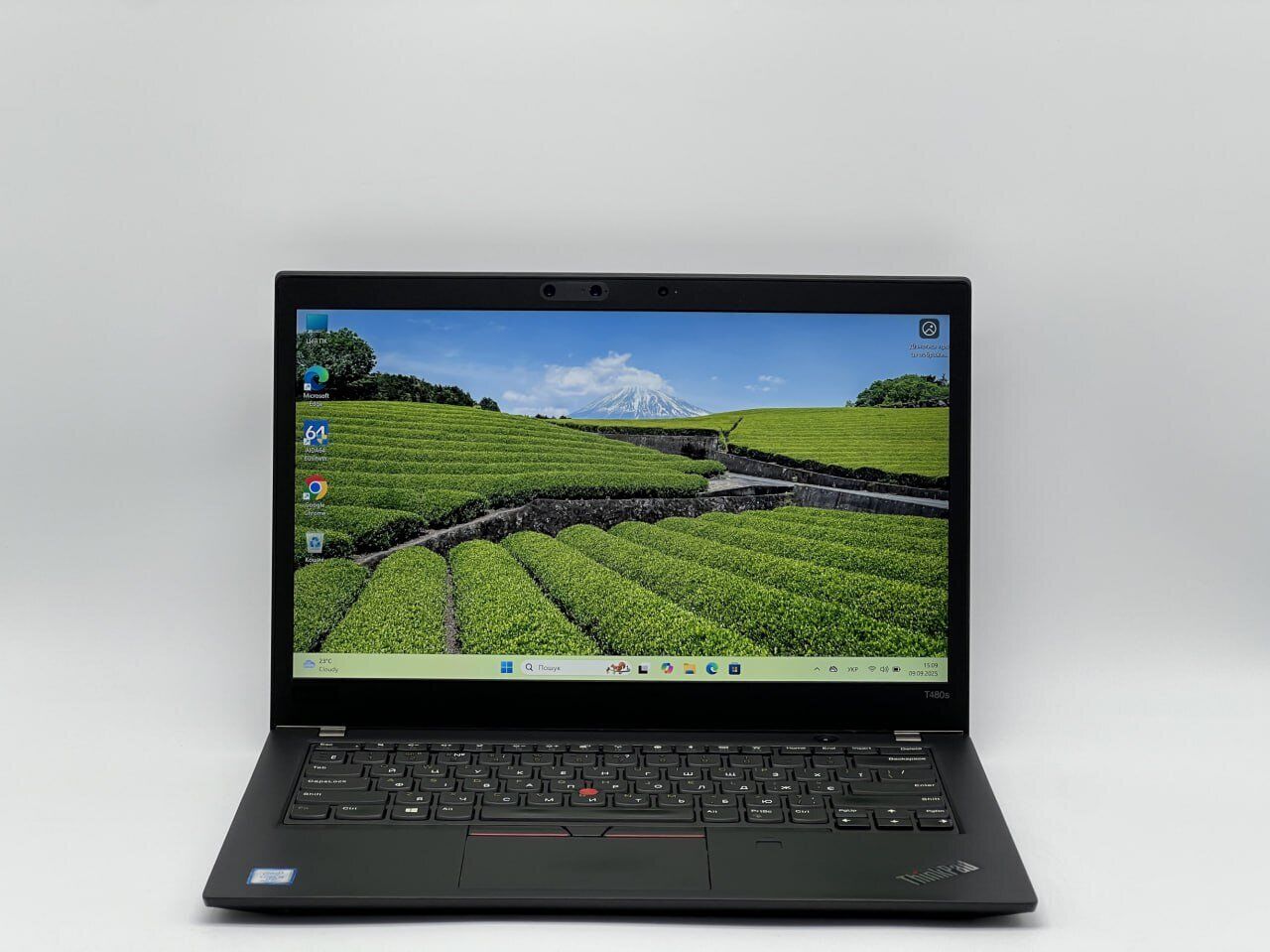 Ультрабук Б-клас Lenovo ThinkPad T480s / 14" (2560x1440) IPS / Intel Core i5-8350U (4 (8) ядра по 1.7 - 3.6 GHz) / 24 GB DDR4 / 480 GB SSD / Intel UHD Graphics 620 / WebCam - Зображення 2