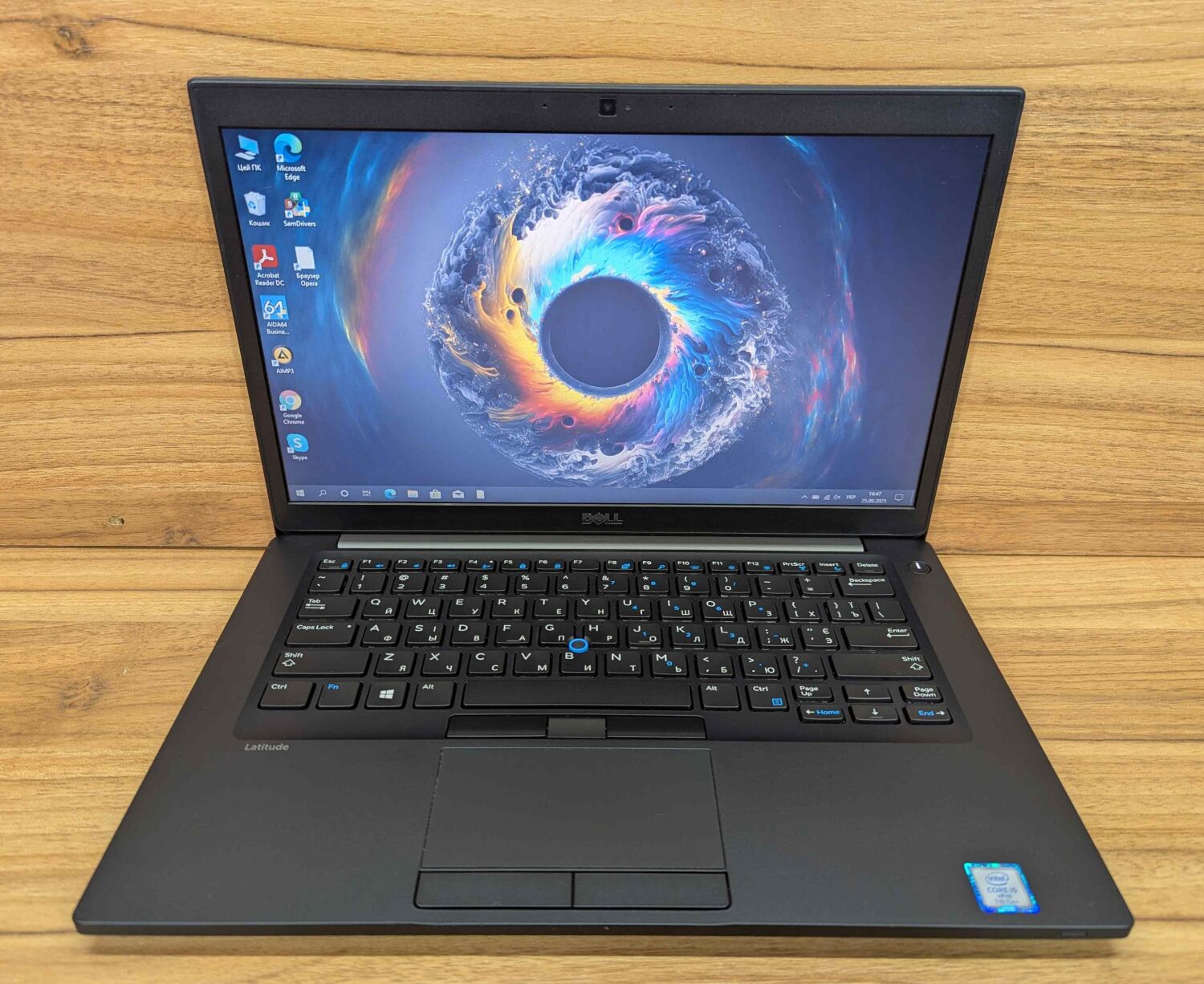 Ультрабук Dell Latitude 7480 / 14" (1366x768) TN / Intel Core i5-7300U (2 (4) ядра по 2.6 - 3.5 GHz) / 8 GB DDR4 / 256 GB SSD / Intel HD Graphics 620 / WebCam / Windows 10 - Зображення 2
