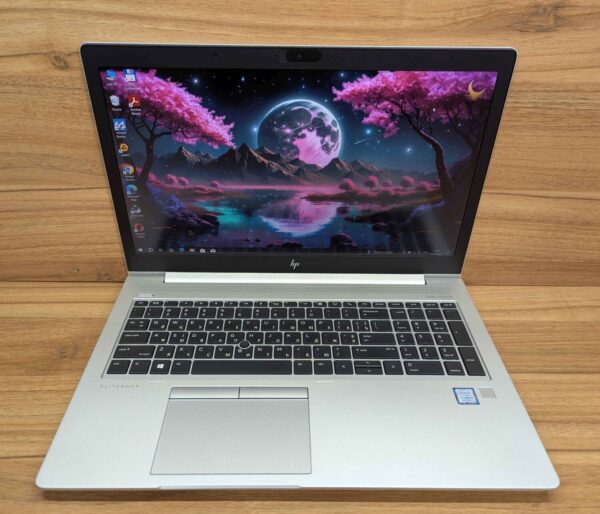Ультрабук HP EliteBook 850 G6 / 15.6" (1920x1080) IPS / Intel Core i5-8365U (4 (8) ядра по 1.6 - 4.1 GHz) / 16 GB DDR4 / 512 GB SSD / Intel UHD Graphics / WebCam / HDMI / Windows 10 - Зображення 2