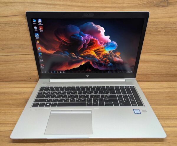 Ультрабук HP EliteBook 850 G6 / 15.6" (1920x1080) IPS / Intel Core i5-8365U (4 (8) ядра по 1.6 - 4.1 GHz) / 24 GB DDR4 / 512 GB SSD / Intel UHD Graphics / TouchID / WebCam / Windows 10 - Зображення 2