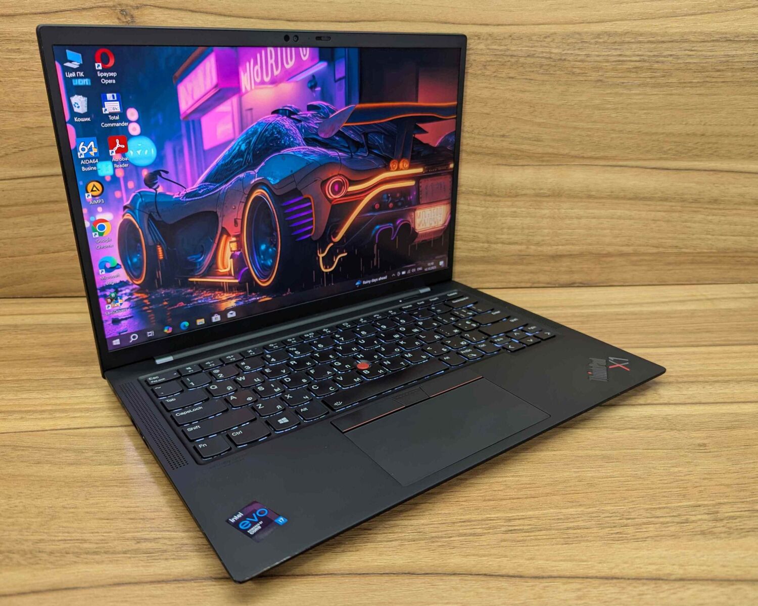 Ультрабук Lenovo ThinkPad X1 Carbon Gen9 / 14" (1920x1080) IPS / Intel Core i7-1165G7 (4 (8) ядра по 2.8 - 4.7 GHz) / 16 GB DDR4 / 480 GB SSD / Intel Iris Xe Graphics / WebCam / Windows 10 - Зображення 4