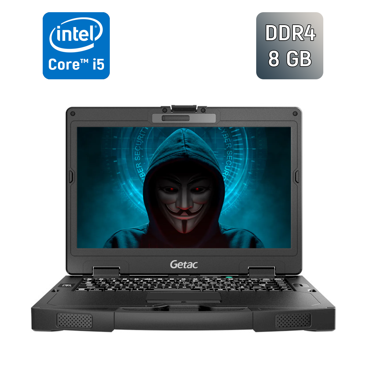 Захищений ноутбук Getac S410 / 14" (1366x768) TN / Intel Core i5-6200U (2 (4) ядра по 2.3 - 2.8 GHz) / 8 GB DDR4 / 480 GB SSD / Intel HD Graphics 520 / HDMI / Windows 10