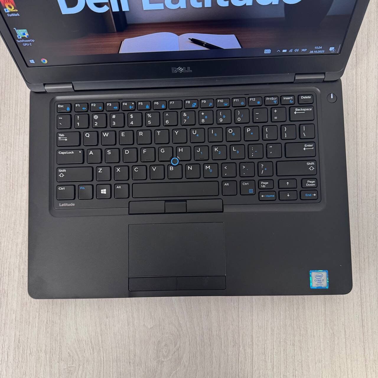 Ультрабук Б-клас Dell Latitude 5480 / 14" (1920x1080) IPS / Intel Core i7-7820HQ (4 (8) ядра по 2.9 - 3.9 GHz) / 8 GB DDR4 / 128 GB SSD M.2 / nVidia GeForce 930MX, 2 GB DDR3, 64-bit / WebCam - Зображення 8