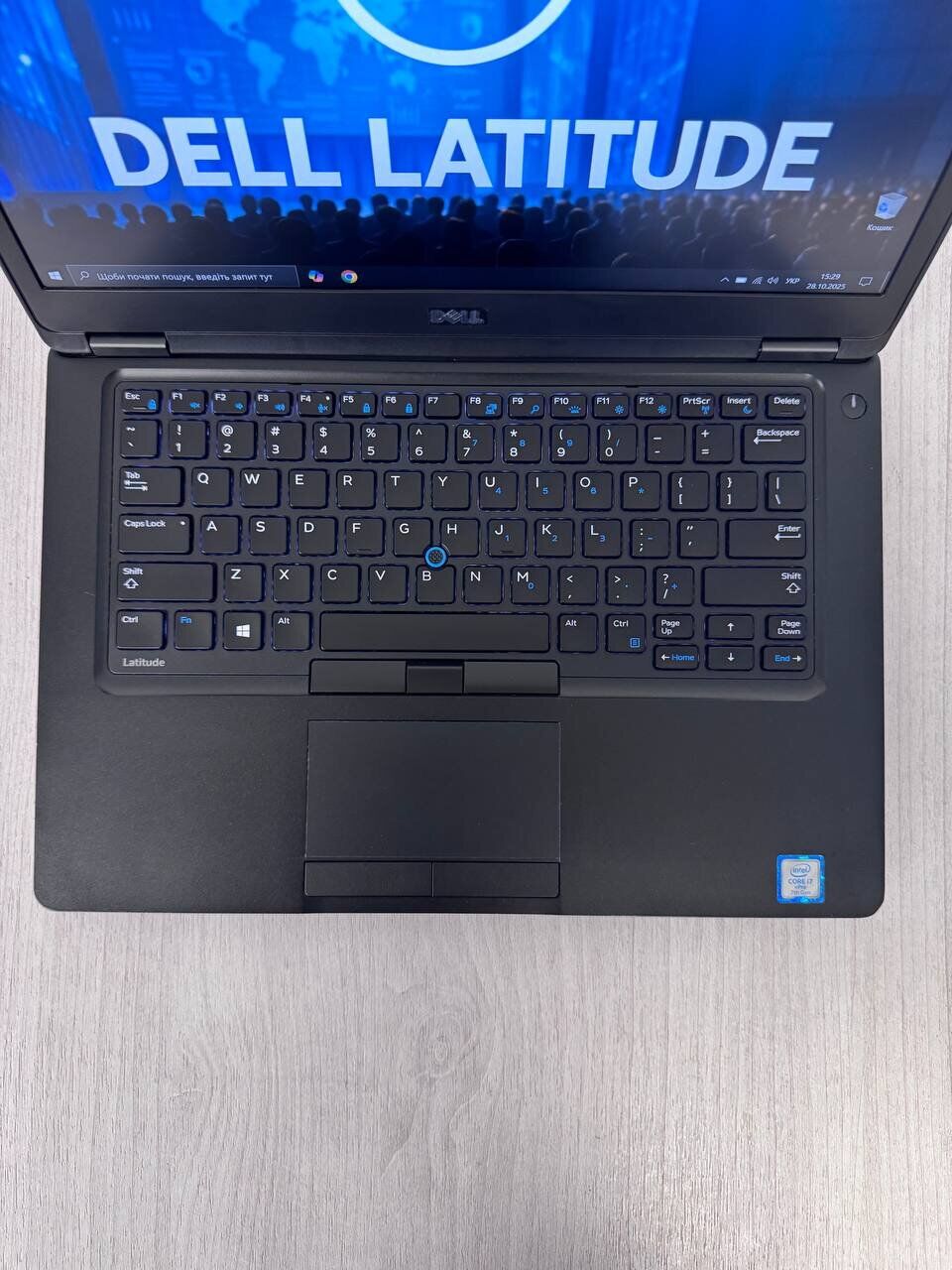 Ультрабук Б-клас Dell Latitude 5480 / 14" (1920x1080) IPS / Intel Core i7-7600U (2 (4) ядра по 2.8 - 3.9 GHz) / 8 GB DDR4 / 128 GB SSD M.2 / Intel HD Graphics 620 / WebCam - Зображення 8