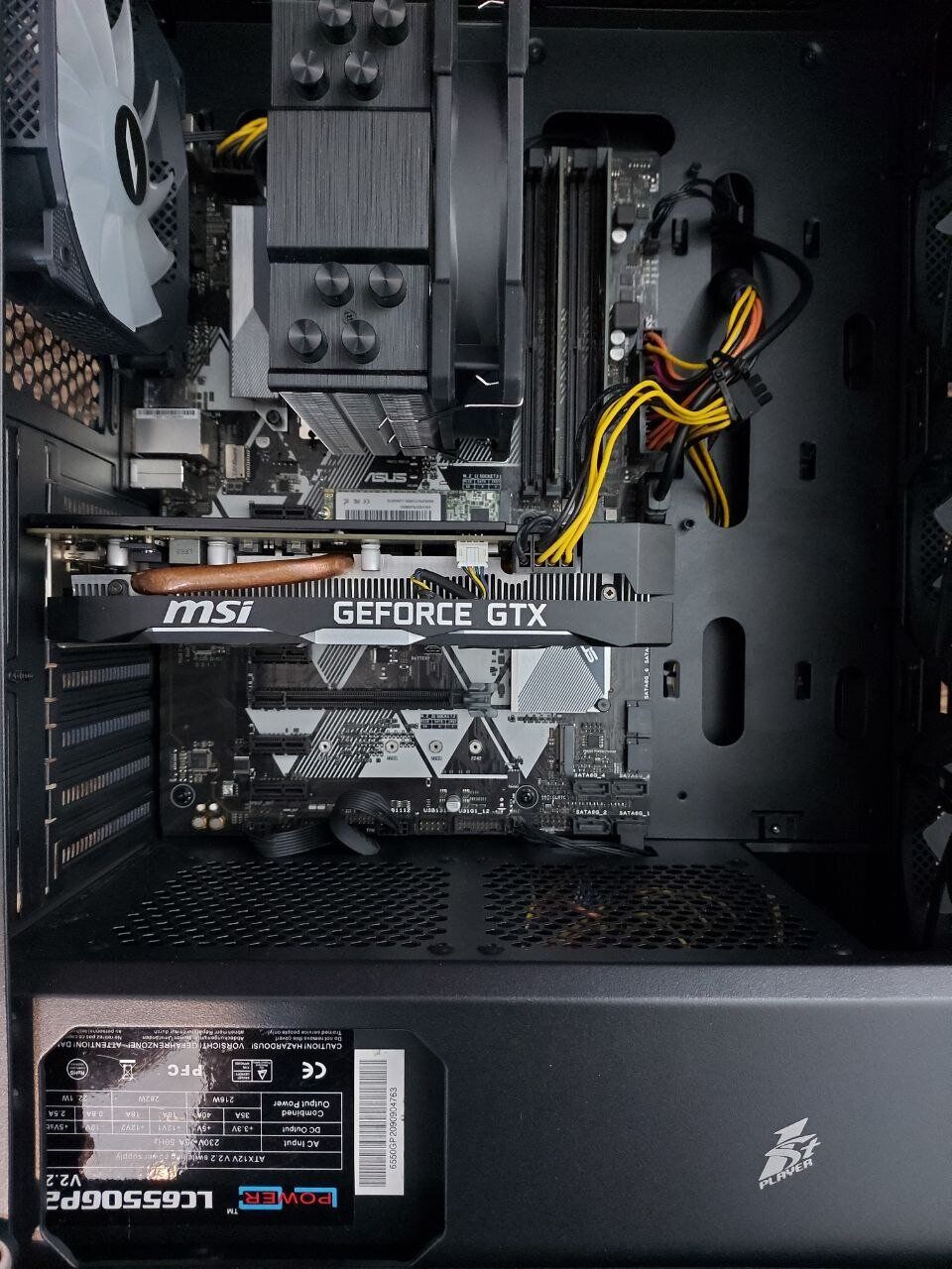 Ігровий ПК 1stPlayer FireBase X6 Tower / Intel Core i5-8400 (6 ядер по 2.8 - 4.0 GHz) / 24 GB DDR4 / 128 GB SSD M.2 + 512 GB SSD / nVidia GeForce GTX 1660 Ti, 6 GB GDDR6, 192-bit / 550W - Зображення 5