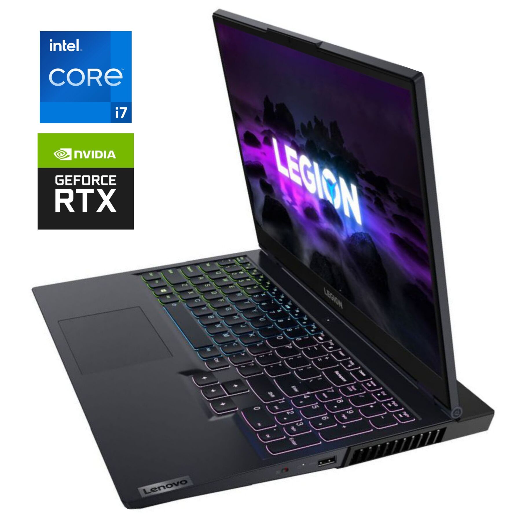 Ігровий ноутбук Б-клас Lenovo Legion 5 15ITH6H / 15.6" (1920x1080) IPS / Intel Core i7-11800H (8 (16) ядер по 2.3 - 4.6 GHz) / 16 GB DDR5 / 512 GB SSD NVMe / nVidia GeForce RTX 3070, 8 GB GDDR6, 256-bit / WebCam