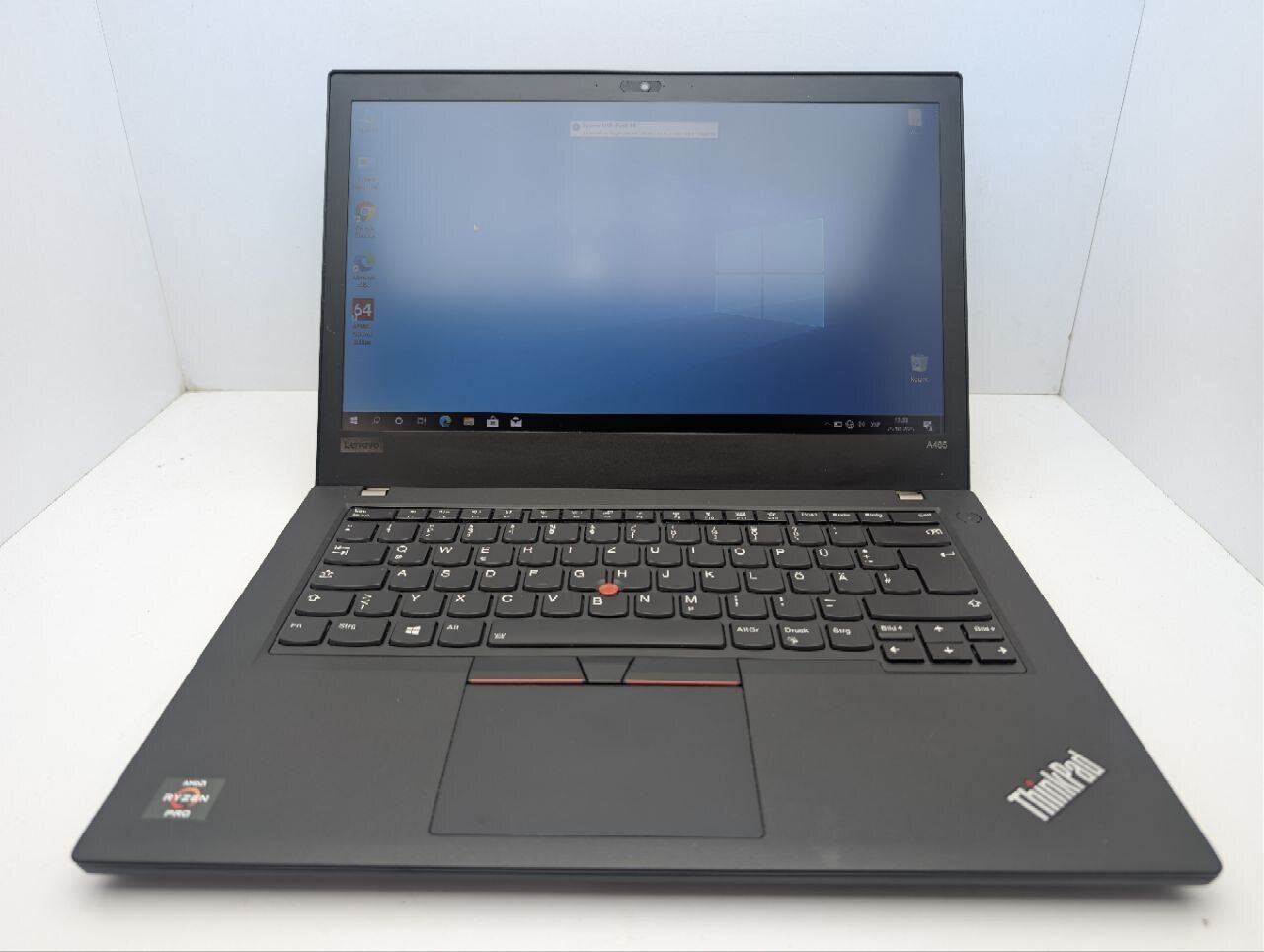 Ультрабук Lenovo ThinkPad A485 / 14" (1920x1080) IPS / AMD Ryzen 5 2500U (4 (8) ядра по 2.0 - 3.6 GHz) / 8 GB DDR4 / 256 GB SSD / AMD Radeon Vega 8 Graphics / WebCam - Зображення 2