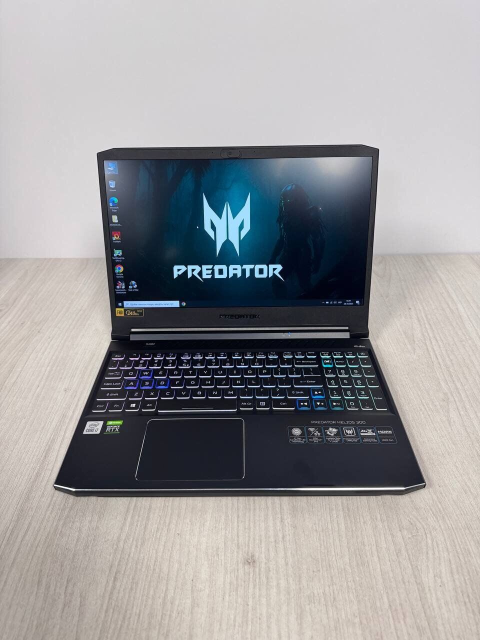 Ігровий ноутбук Acer Predator Helios 300 PH315-53 / 15.6" (1920x1080) IPS / Intel Core i7-10750H (6 (12) ядер по 2.6 - 4.8 GHz) / 16 GB DDR4 / 512 GB SSD NVMe / nVidia GeForce RTX 3070, 8 GB GDDR6, 256-bit / WebCam - Зображення 2