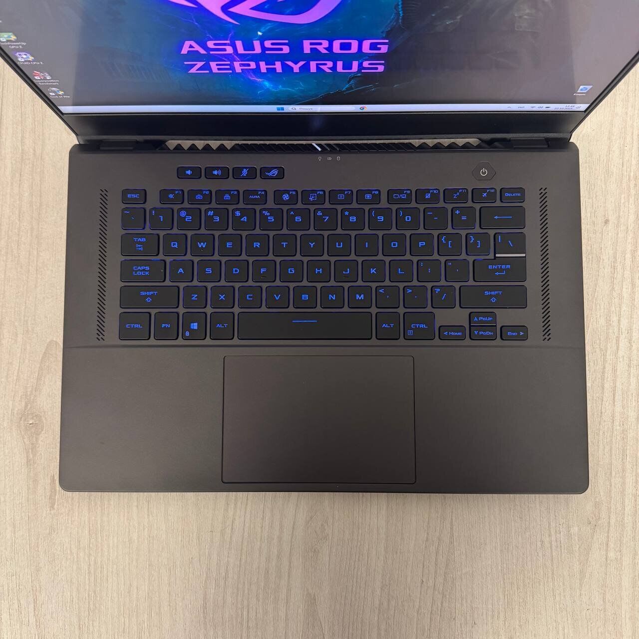 Ігровий ультрабук Asus ROG Zephyrus G15 GA503QS / 15.6" (2560x1440) IPS / AMD Ryzen 9 5900HS (8 (16) ядер по 3.0 - 4.6 GHz) / 16 GB DDR4 / 1000 GB SSD NVMe / nVidia GeForce RTX 3080, 8 GB GDDR6, 256-bit - Зображення 7