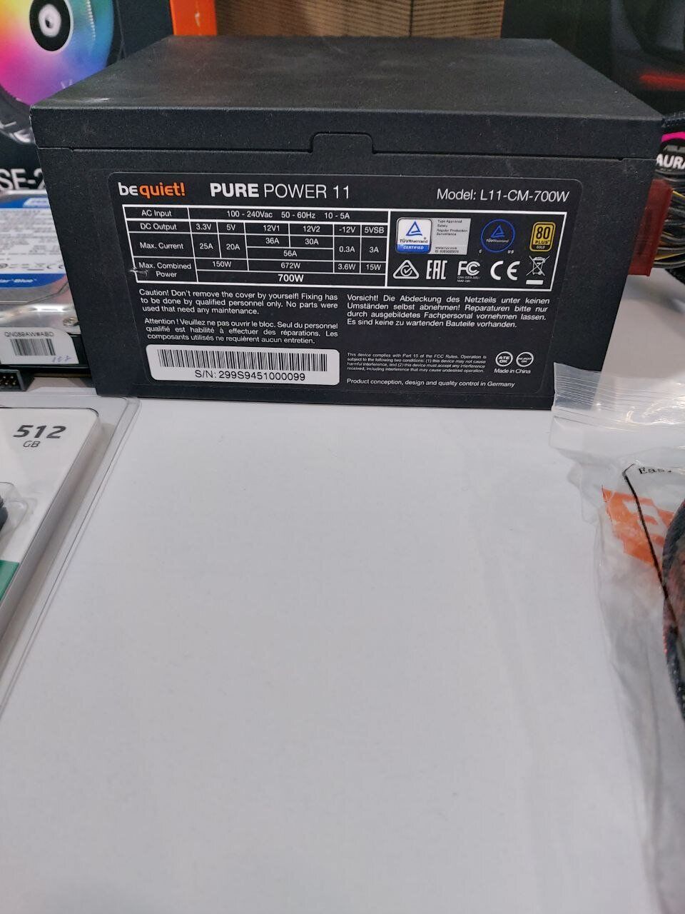 Ігровий ПК GTL Gaming Universe Black Tower / Intel Core i5-9400 (6 ядер по 2.9 - 4.1 GHz) / 16 GB DDR4 / 128 GB SSD M.2 + 512 GB SSD + 500 GB HDD / AMD Radeon RX 5700 XT, 8 GB GDDR6, 256-bit / 700W - Зображення 7