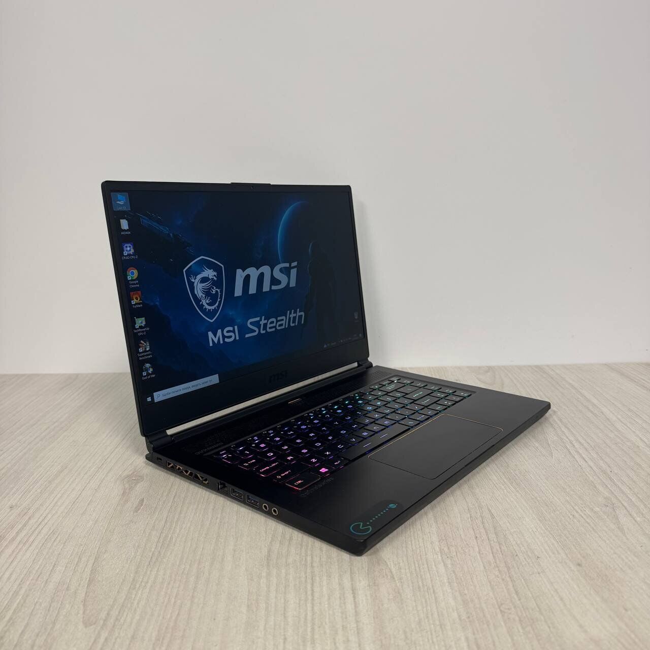 Ігровий ноутбук Б-клас MSI GS65 Stealth 9SD / 15.6" (1920x1080) IPS / Intel Core i7-9750H (6 (12) ядра по 2.6 - 4.5 GHz) / 16 GB DDR4 / 512 GB SSD / nVidia GeForce GTX 1660 Ti, 6 GB GDDR6, 192-bit / WebCam - Зображення 4