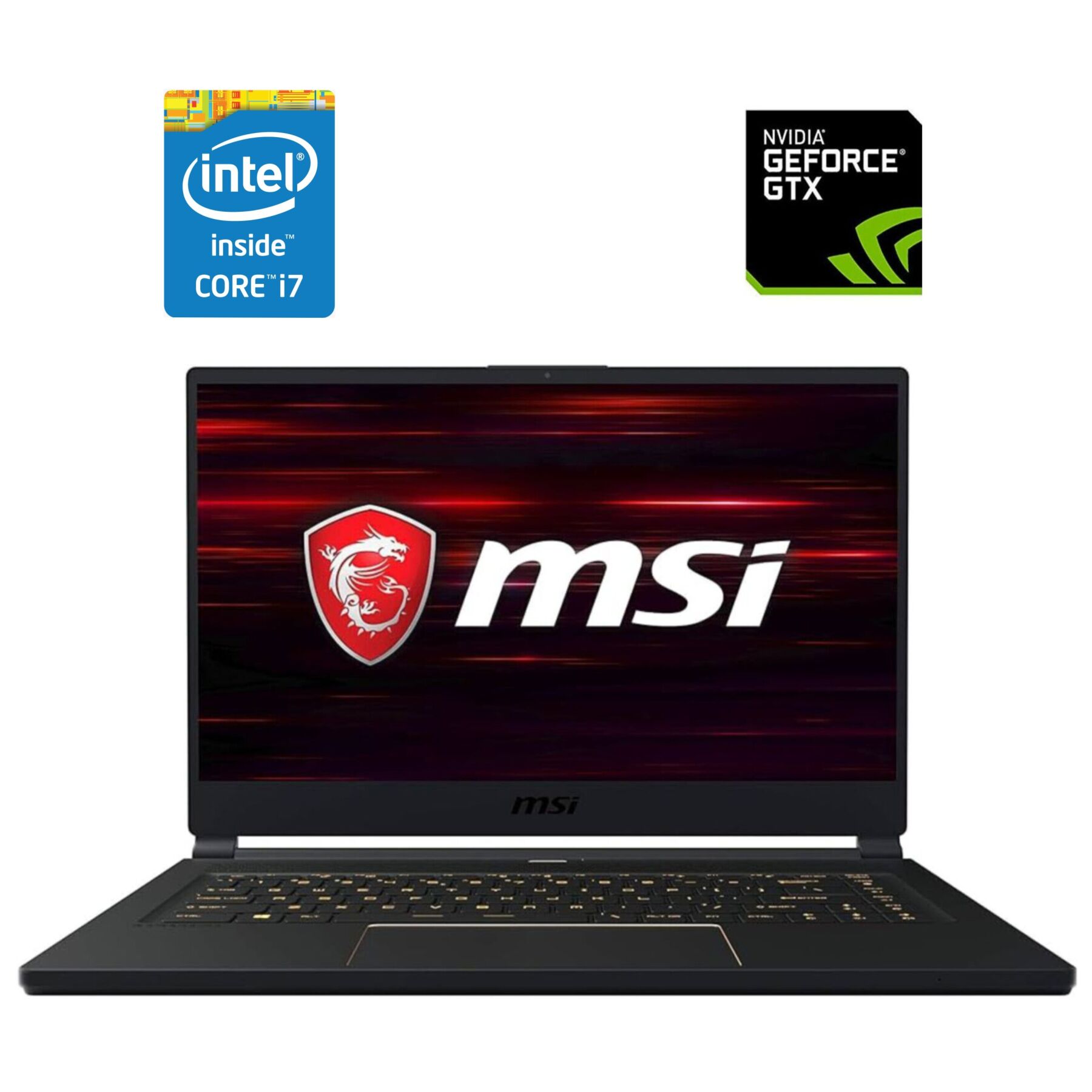 Ігровий ноутбук Б-клас MSI GS65 Stealth 9SD / 15.6" (1920x1080) IPS / Intel Core i7-9750H (6 (12) ядра по 2.6 - 4.5 GHz) / 16 GB DDR4 / 512 GB SSD / nVidia GeForce GTX 1660 Ti, 6 GB GDDR6, 192-bit / WebCam