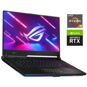 Ігровий ноутбук Asus ROG Strix SCAR 15 G533QS / 15.6" (1920x1080) IPS / AMD Ryzen 9 5900HS (8 (16) ядер по 3.0 - 4.6 GHz) / 32 GB DDR4 / 1000 GB SSD / nVidia GeForce RTX 3080, 16 GB GDDR6, 256-bit