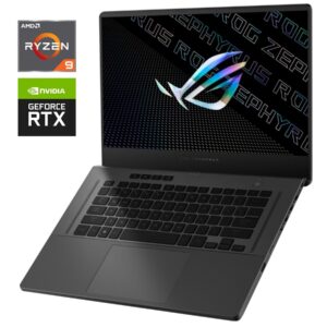 Ігровий ультрабук Asus ROG Zephyrus G15 GA503QS / 15.6" (2560x1440) IPS / AMD Ryzen 9 5900HS (8 (16) ядер по 3.0 - 4.6 GHz) / 16 GB DDR4 / 1000 GB SSD NVMe / nVidia GeForce RTX 3080, 8 GB GDDR6, 256-bit