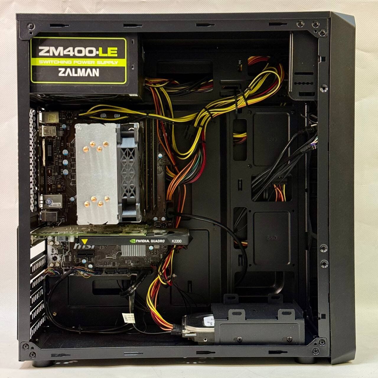 Комп'ютер Vinga CS 210B Tower / Intel Core i7-7700 (4 (8) ядра по 3.6 - 4.2 GHz) / 16 GB DDR4 / 240 GB SSD + 500 GB HDD / nVidia Quadro K2200, 4 GB GDDR5, 128-bit / 400W - Зображення 6