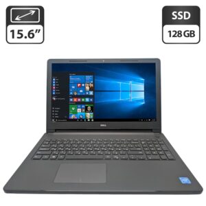 Ноутбук Dell Inspiron 15-3552 / 15.6" (1366x768) TN / Intel Celeron N3050 (2 (4) ядра по 1.6 - 2.16 GHz) / 8 GB DDR3 / 128 GB SSD / Intel HD Graphics / WebCam / DVD-ROM