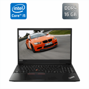 Ноутбук Lenovo ThinkPad E580 / 15.6" (1920x1080) IPS / Intel Core i5-8250U (4 (8) ядра по 1.6 - 3.4 GHz) / 16 GB DDR4 / 256 GB SSD / Intel HD Graphics 620 / WebCam / TouchID