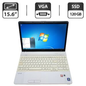 Ноутбук Sony VPC EB4E1R / 15.6" (1366x768) TN / Intel Core i3-380M (2 (4) ядра по 2.5 GHz) / 6 GB DDR3 / 120 GB SSD / Intel Graphics / WebCam