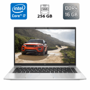 Ультрабук Б-клас HP EliteBook 840 G8 / 14" (1920x1080) IPS / Intel Core i7-1185G7 (4 (8) ядра по 3.0 - 4.8 GHz) / 16 GB DDR4 / 256 GB SSD / Intel Iris Xe Graphics / WebCam / TouchID / Windows 10