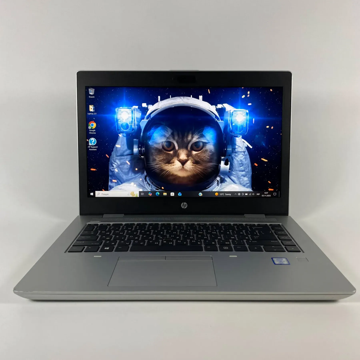 Ультрабук Б-клас HP ProBook 640 G5 / 14" (1920x1080) IPS / Intel Core i5-8365U (4 (8) ядра по 1.6 - 4.1 GHz) / 16 GB DDR4 / 256 GB SSD / Intel UHD Graphics / WebCam / TouchID - Зображення 2