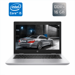 Ультрабук Б-клас HP ProBook 640 G5 / 14" (1920x1080) IPS / Intel Core i5-8365U (4 (8) ядра по 1.6 - 4.1 GHz) / 16 GB DDR4 / 256 GB SSD / Intel UHD Graphics / WebCam / TouchID