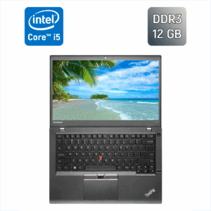 Ультрабук Б-клас Lenovo ThinkPad T450s / 14" (1366x768) TN / Intel Core i5-5300U (2 (4) ядра по 2.3 - 2.9 GHz) / 12 GB DDR3 / 256 GB SSD / Intel HD Graphics 5500 / WebCam / SIM