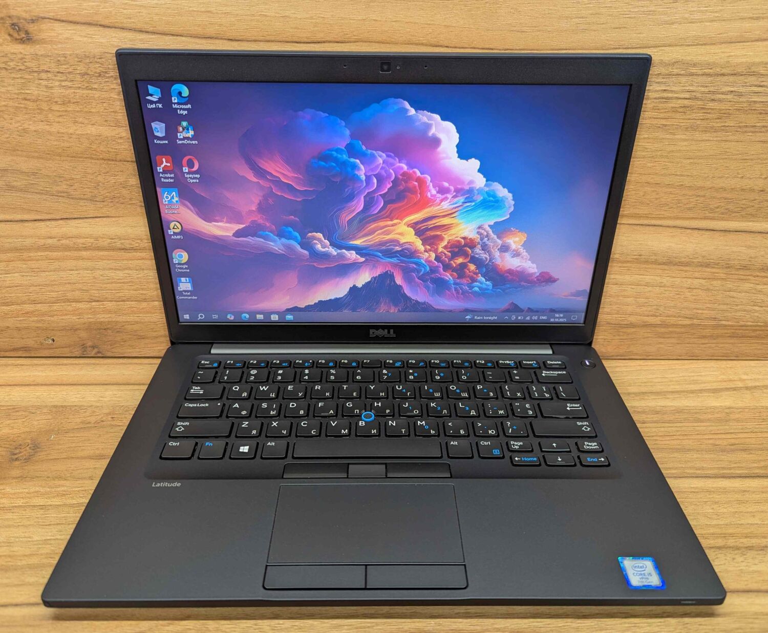 Ультрабук Dell Latitude 7480 / 14" (1366x768) TN / Intel Core i5-7300U (2 (4) ядра по 2.6 - 3.5 GHz) / 16 GB DDR4 / 256 GB SSD / Intel HD Graphics 620 / WebCam / Windows 10 - Зображення 2