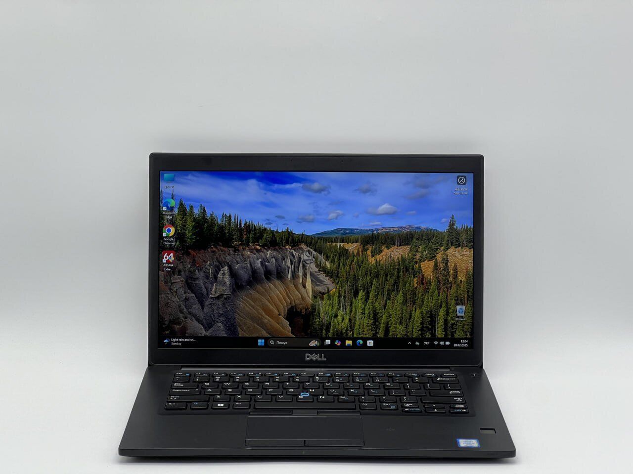 Ультрабук Dell Latitude 7490 / 14" (1920x1080) IPS / Intel Core i5-8350U (4 (8) ядра по 1.7 - 3.6 GHz) / 8 GB DDR4 / 120 GB SSD / Intel UHD Graphics 620 / NoWebCam - Зображення 2