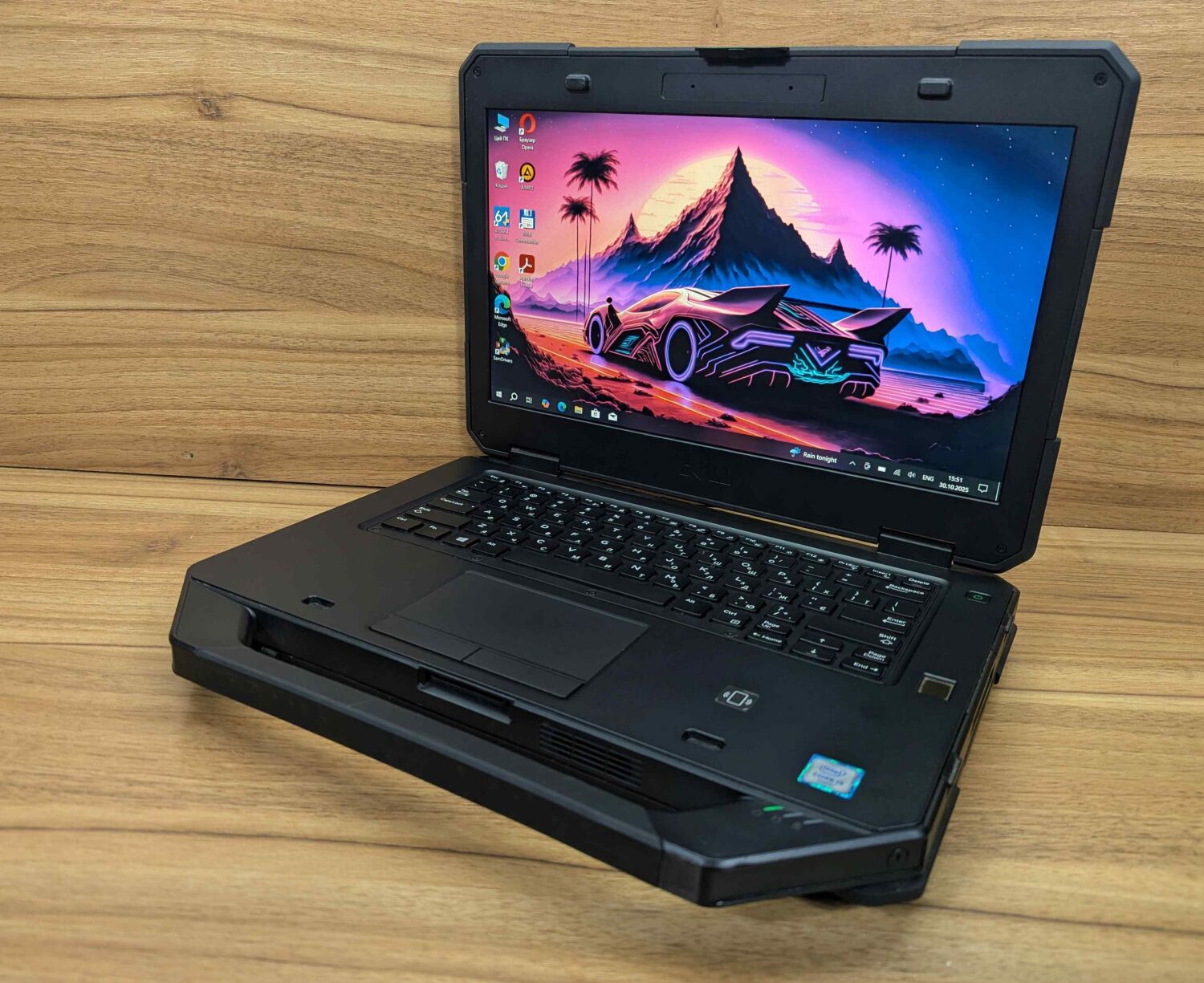 Захищений ноутбук Dell Latitude 14 Rugged 5414 / 14" (1920x1080) IPS Touch / Intel Core i5-6300U (2 (4) ядра по 2.4 - 3.0 GHz) / 8 GB DDR4 / 240 GB SSD / Intel HD Graphics 520 / HDMI / Windows 10 - Зображення 5