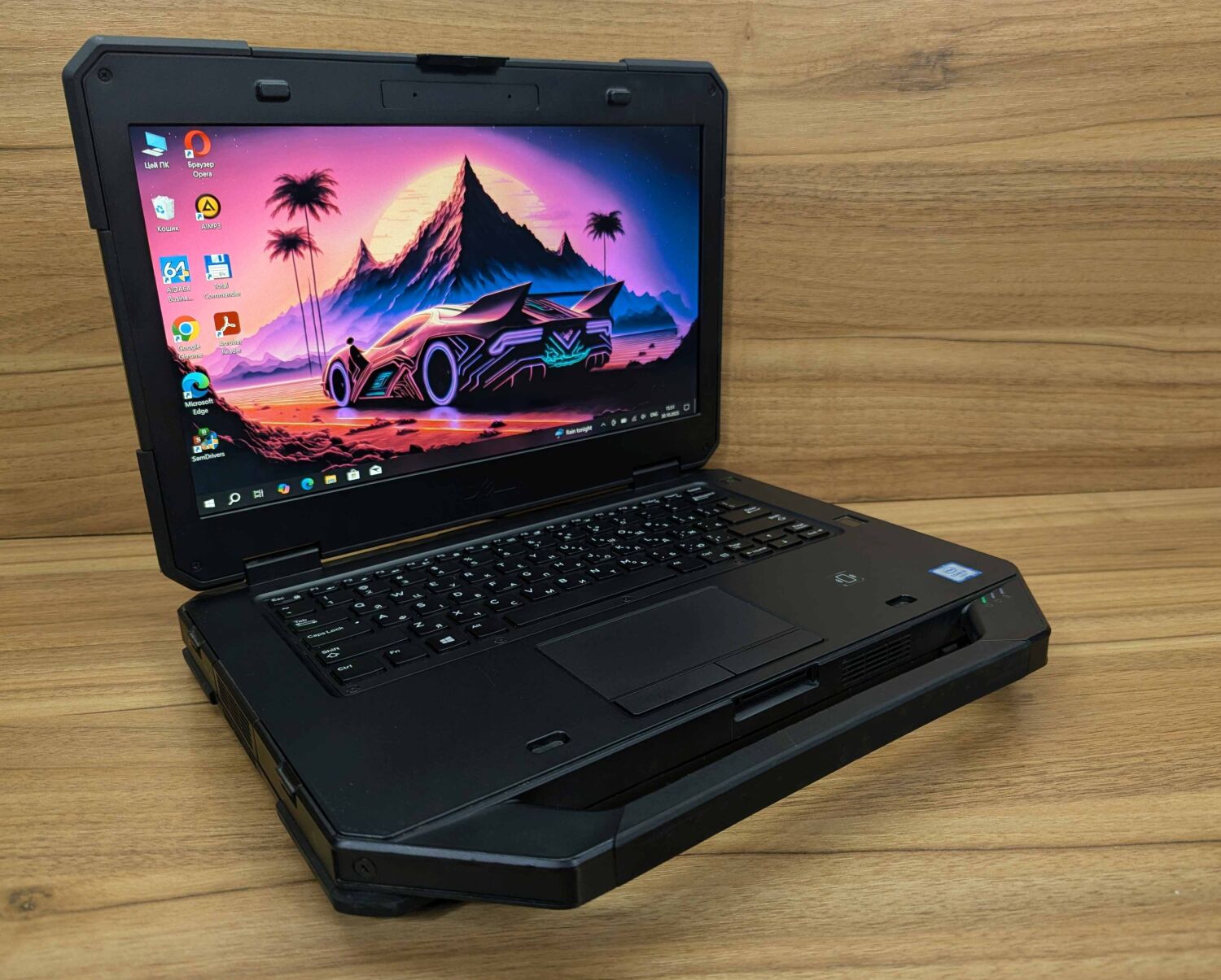 Захищений ноутбук Dell Latitude 14 Rugged 5414 / 14" (1920x1080) IPS Touch / Intel Core i5-6300U (2 (4) ядра по 2.4 - 3.0 GHz) / 8 GB DDR4 / 240 GB SSD / Intel HD Graphics 520 / HDMI / Windows 10 - Зображення 4